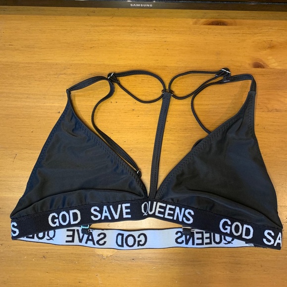 God Save Queens Bathing Suit Top - Picture 2 of 4